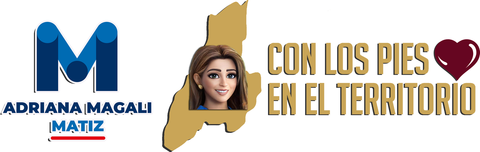 Con los pies en el territorio Logo